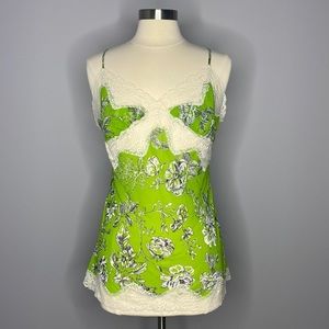 Allover Floral Print‎ Lace Baby Doll